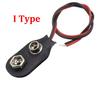 9V Battery Connector Power Clips DC Jack Male Female Alligator Snap Adapter Wire Holder Cable With PH2.0/XH2.54 wire