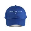 Jesus Is King Cross Christian Baseball Cap Fashion Unisex Sunhat Womens Outdoor Sports