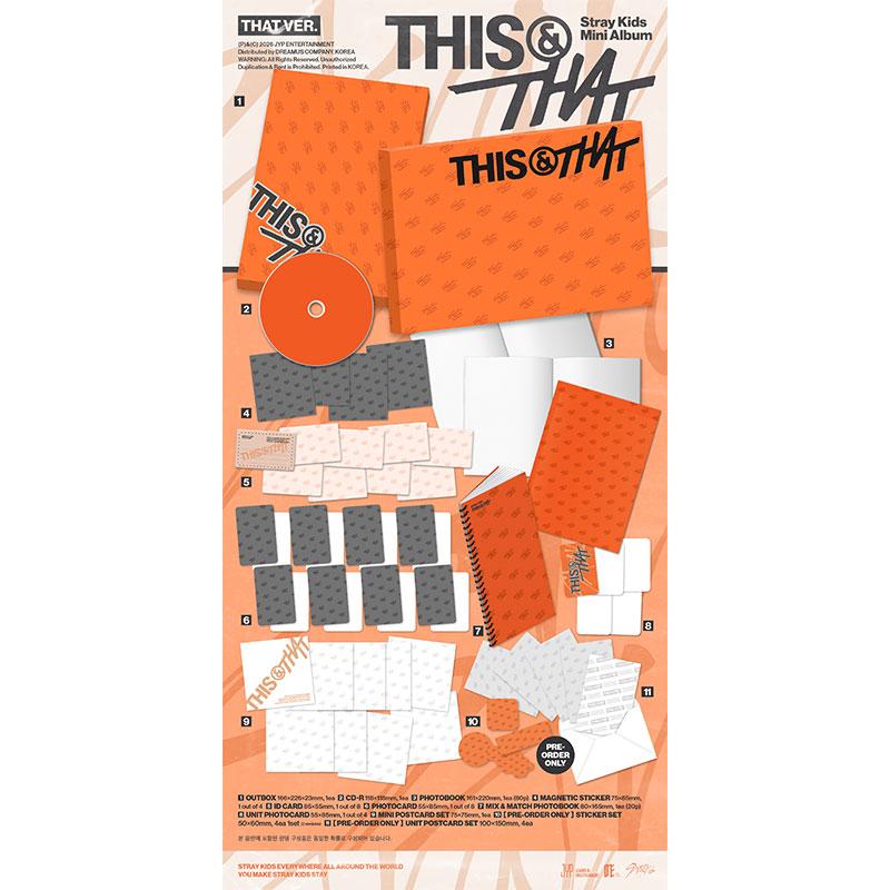 [Vorbestellung] Stray Kids - [THIS & THAT] Standard Ve. (STARRIVER Online-Vorteil)