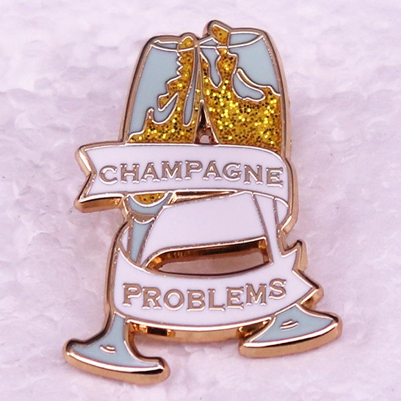 Taylor Swift Song Glitter Brooch Badge
