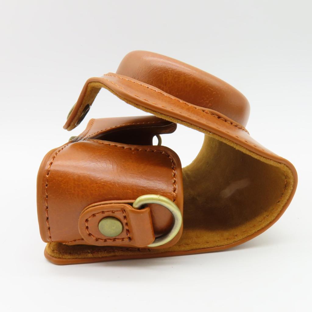 Synthetic Leather Digital Camera Case Compatible with Canon PowerShot SX740 HS SX730 Powershot SX740HS SX730HS Storage Protection Lens Cover Shoulder