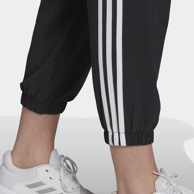 Adidas Casual Breathable Running Capri Knit Pants Women Bottoms Black GR9605