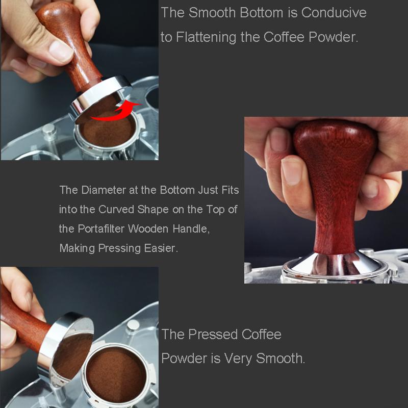 51/53/58mm Tamper Espresso Praf Mașină Aluminiu Tampere Cafea Pentru Portafiltre 51mm 53mm 58mm