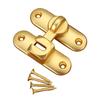 Zinc Alloy Door Lock Lathch Room Door Latch Hardware 90 Degree Locks with Screws for Bedroom Home Security Hotel Garage Bathroom