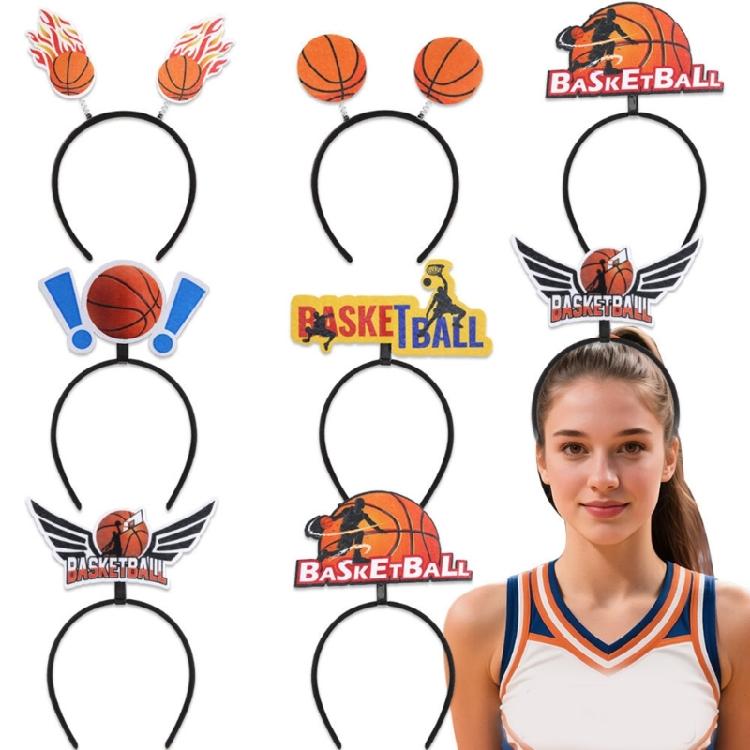 Basketball Championship Hairhoop Sporty Hairband with Nonwoven Fabric Design For Sports and Basketball Enthusiasts