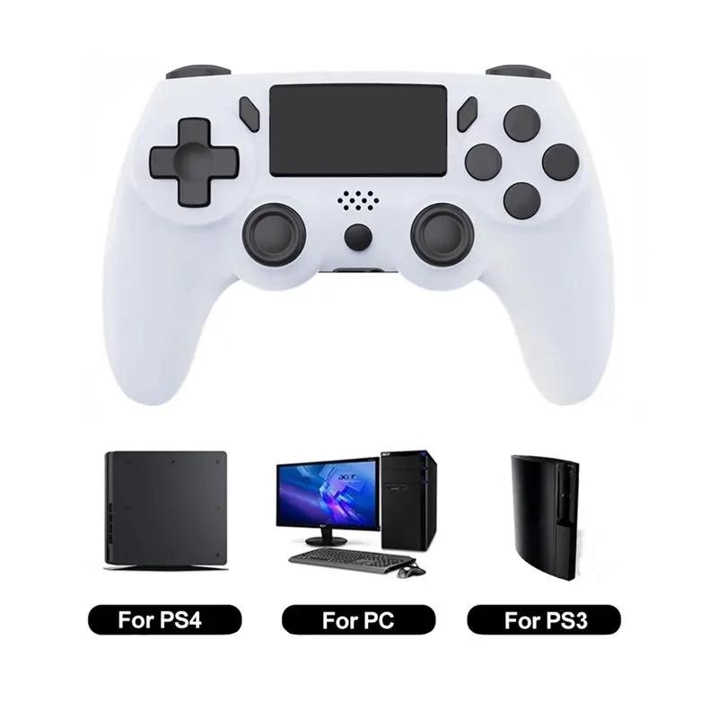 

2026Wireless Gamepad with Six Axis Gyros Dual Vibration With Touchpad Game Controller For P5 P4 Game Console Windows PC Joystick Bundle 1 білий