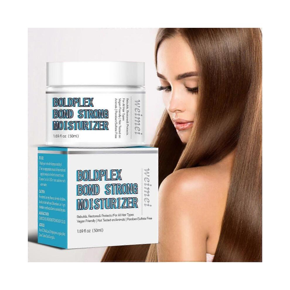 Bond Strong Moisturizing Hair Mask - Bond Restore Treatment for Dry, Damaged Hair - Repair & Nourish Curly, Bleached, Frizzy Hair