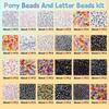 Educational Craft Kit 24color Acrylic Bead Letter Beads Visual Development Skill
