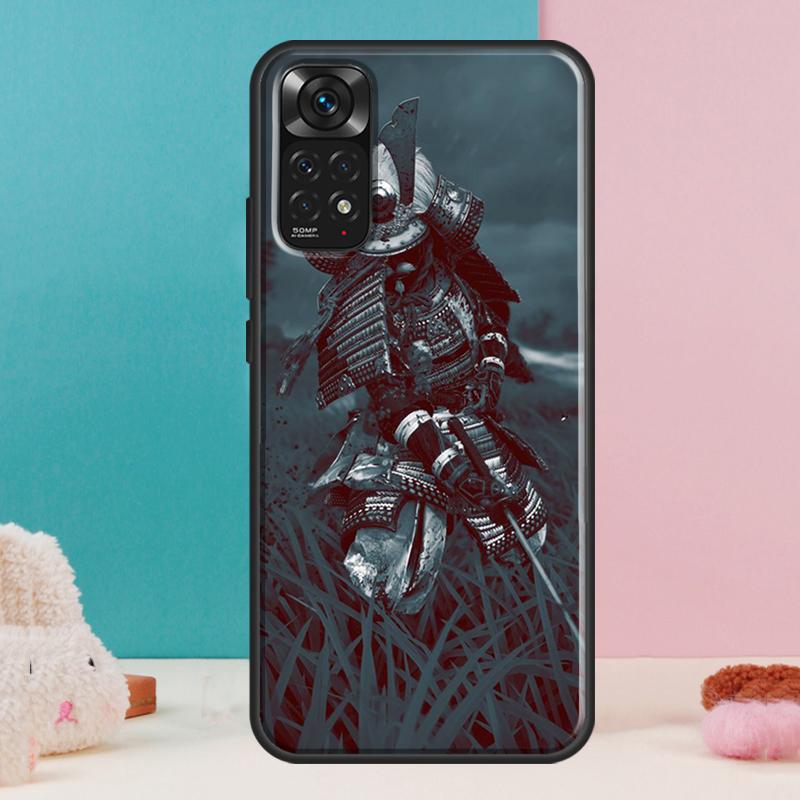 Japanese Samurai Case For Xiaomi Redmi Note 14 12 11 9 10 13 Pro 9S 10S 11S 12S Redmi 13C 10C 12C 14C Cover