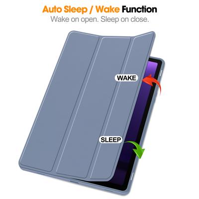 Étui Housse avec Support pour Samsung Galaxy Tab S10 Lite/S10 FE/S9 FE, Housse de Tablette en Cuir Absorbant les Chocs avec Emplacement pour Stylet