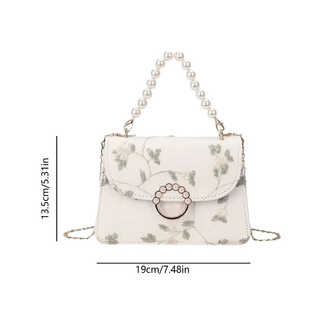 PU Handbags Pearl Clutch Bag New Shoulder Crossbody Bag  Women