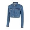 US Polo Assn Womens/Ladies Cropped Denim Jacket