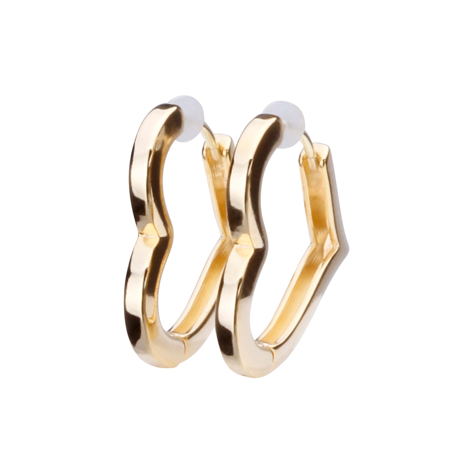 

LOKUMI Виготовлено з 18K K18 Серце-кільце Серце Нікелеві сережки, Японія, Золото, Пусет, K18, Гіпоалергенні, Кільце, Сережки, Без застібки, На один дотик, Жіночі,