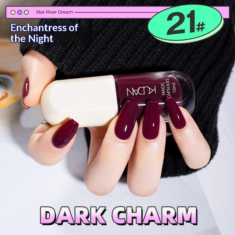 No-bake, Quick-drying, Odorless, Fine Glitter, Sparkly, Nude, Water-based, Peel-off Nail Polish.