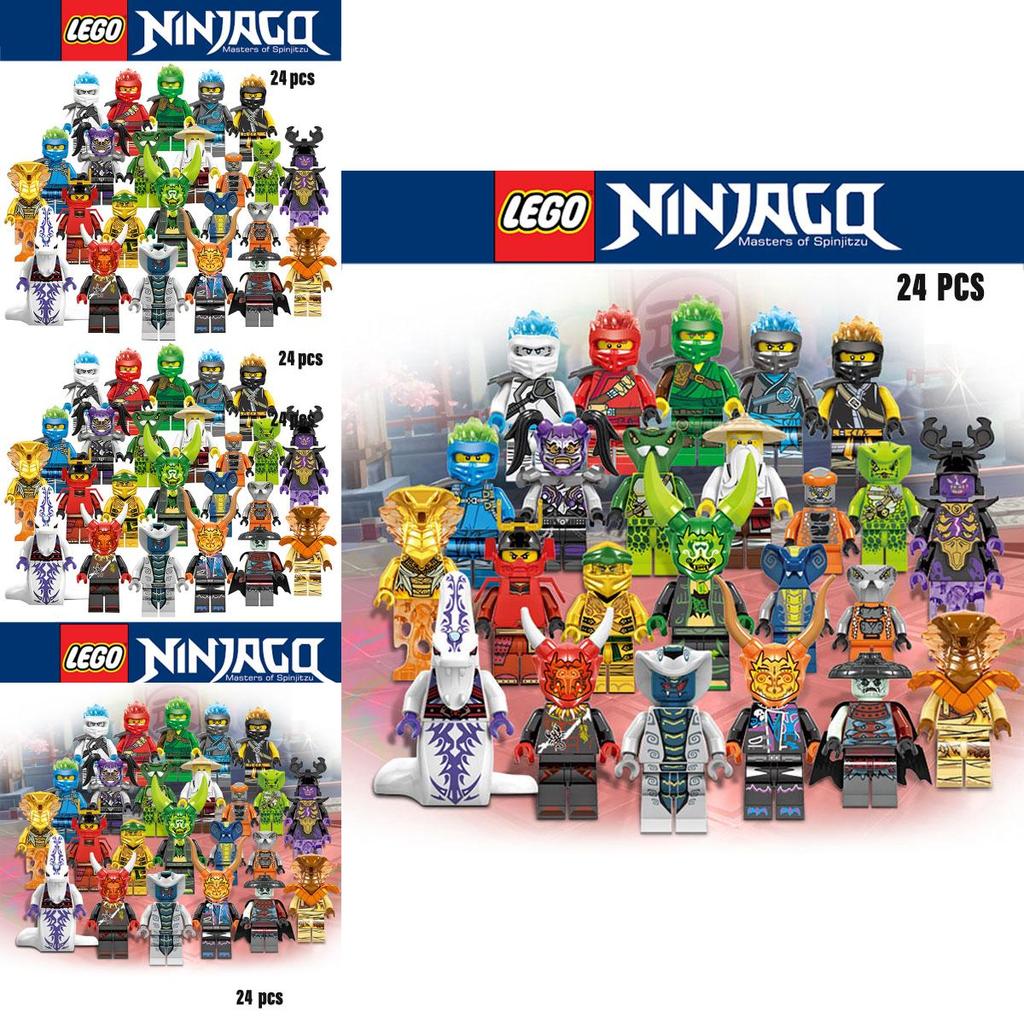 Phantom Ninja 24-teiliges Episches Kampf-Baustein-Set Für Kinder Kunststoffmaterial