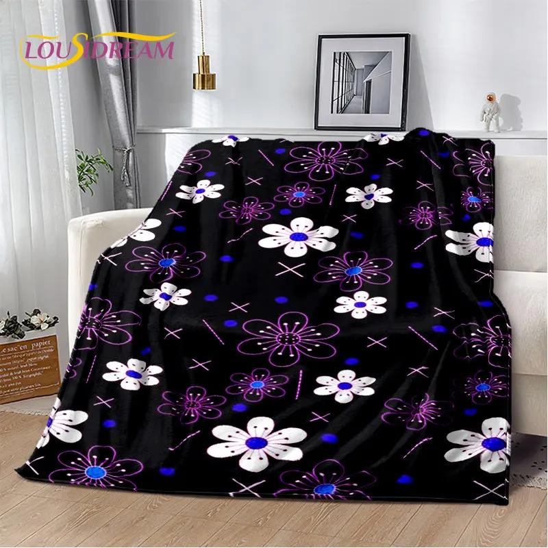 Plantain Leaf Tropical Plant Leaf Soft Plush Blanket,Flannel Blanket Throw Blanket for Living Room Bedroom Bed Sofa Picnic Cover