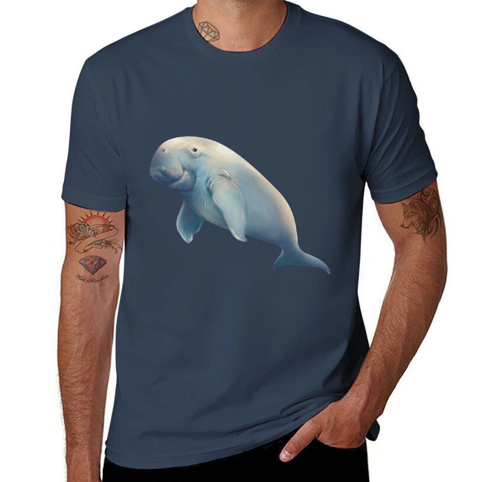 Dugong TShirt Plus Size Basic Short Sleeve Top S