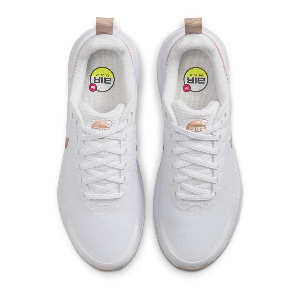Nike Air Max Nuaxis White Metallic Red Bronze Women Sneakers Sand Black HF1233-110