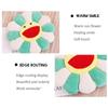 42cm Colorful Sun Flower Plush Toy Sunflower Stuffed Doll Cat Pet Cushion Mat Pillow Home Bedroom Shop Restaurant Decor