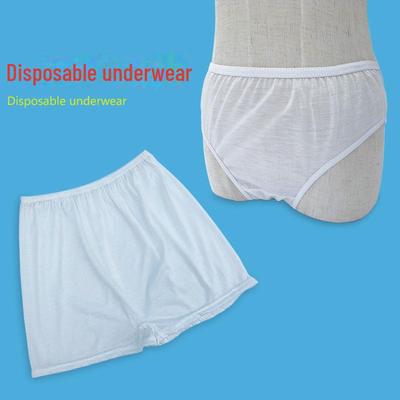 Slip Boxer Monouso in Cotone Unisex per Viaggio, Massaggio, Sauna