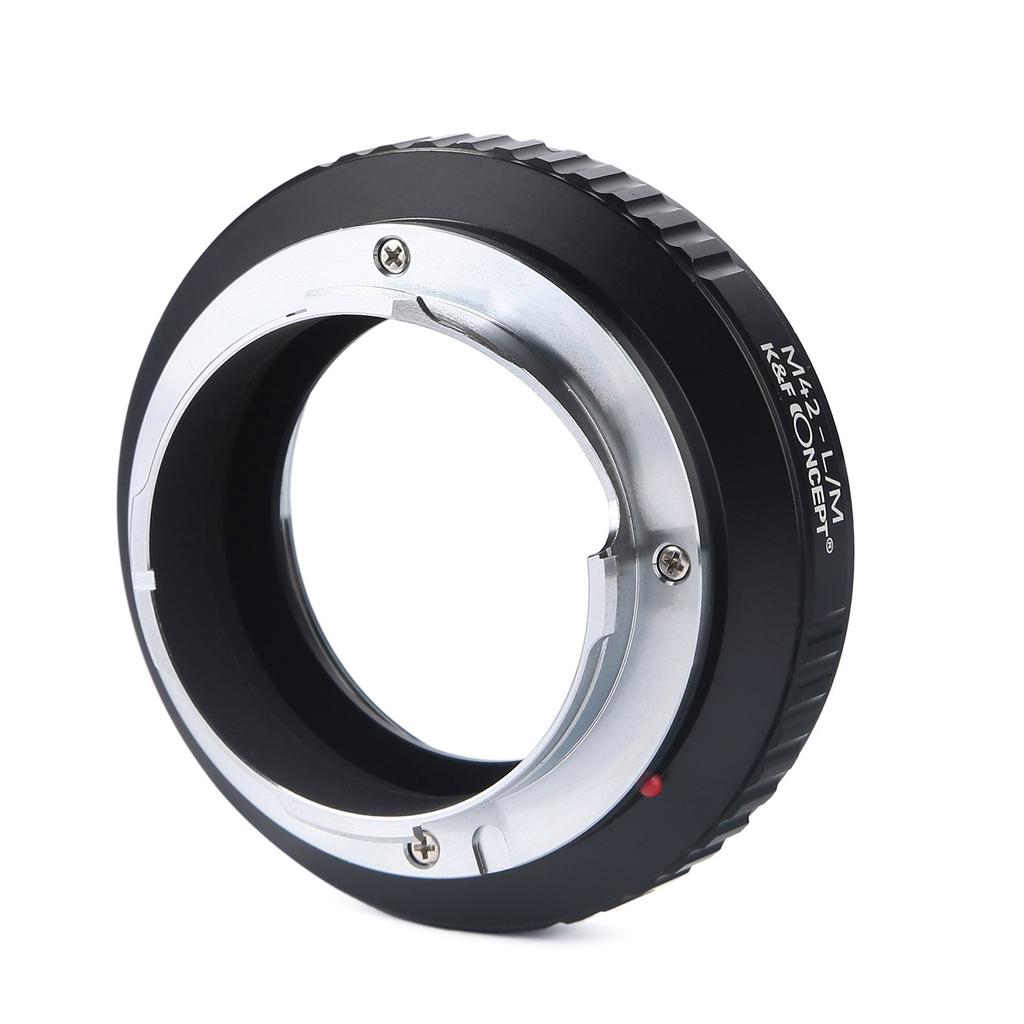 K&F CONCEPT M42 Lens to Leica Mount Adapter for M Cameras, M42 Leica Lens Adapter, Infinity Focus, High Precision, Manufacturer Direct Store