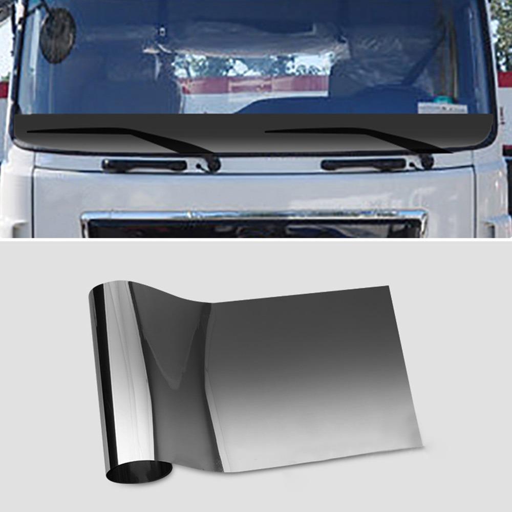 Anti-UV Car Front Windshield Film Gradient Color Heat Insulation Car Sun Visor Sticker Waterproof Car Solar Window Tint Film