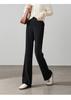 Collar Design Sense Flared Pants for Women In 2026 Spring Fashion, Versatile and Slimming Casual Pants