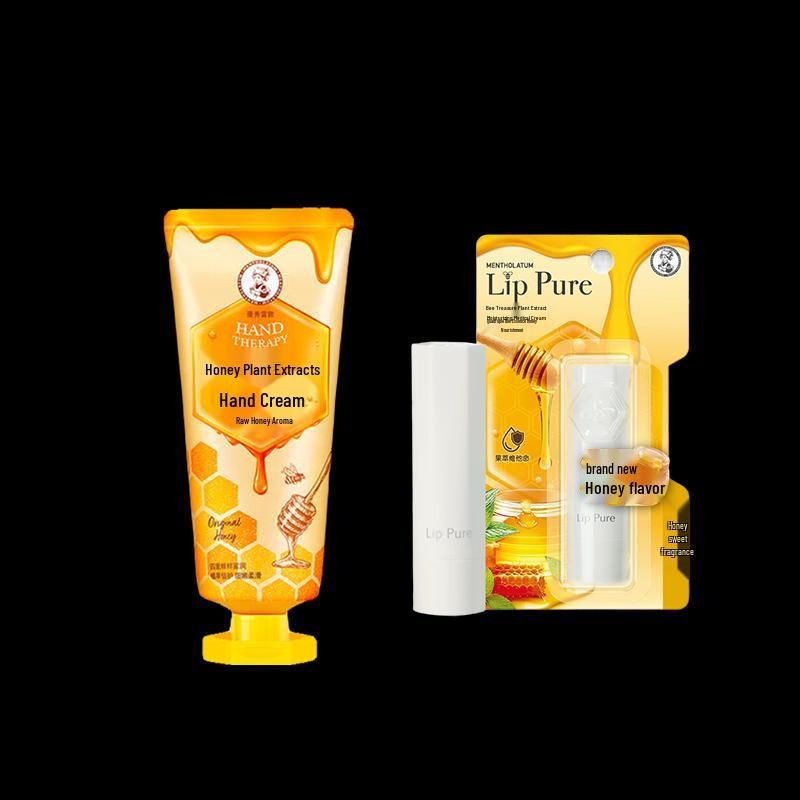 Mentholatum Honey Plant Extract Hand & Lip Care Set