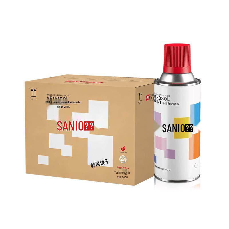 Sanhe Spray Paint for Metal, Car & Furniture Renovation 350ml, 12 Cans