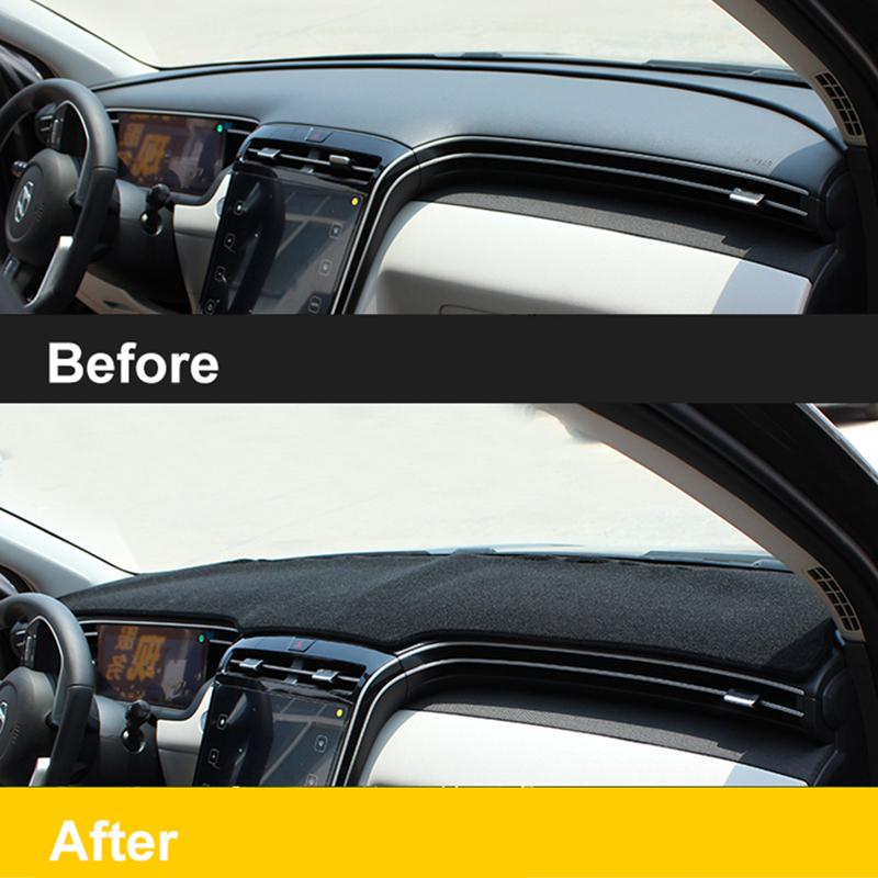 For Hyundai Tucson NX4 2022 2023 2024 Car Dashboard Cover Mats Avoid Light Pad Instrument Platform Desk Carpets Accessories