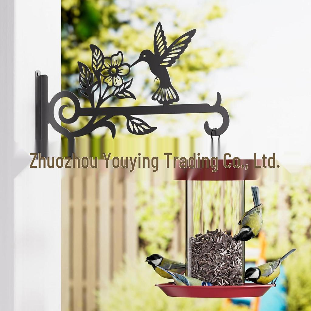 Sparrow Wall Hook for Plants: Metal Garden & Home Decor Hanger