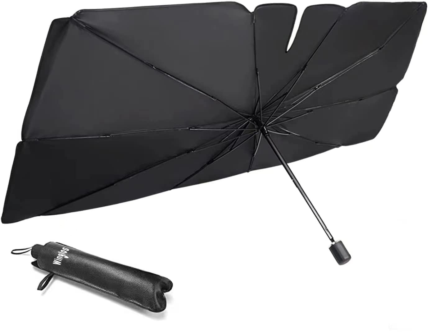 

Winglos Car Sunshade, Umbrella Type, Car Front Parasol, Easy to Set Up, High Density S1-125*65