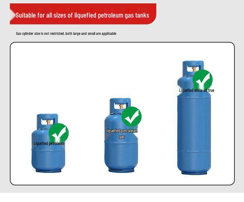 0.6L Gas Pressure Reducing Valve - Explosion-Proof, Leak-Proof, Self-Cutting, Thickened Household LPG Tank Model
