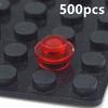 Lamp Block Bricks Transparent 1x1 Dot Size DIY Brick Playset Thin Figures Creative DIY Sea Water Brick Fits For 4073