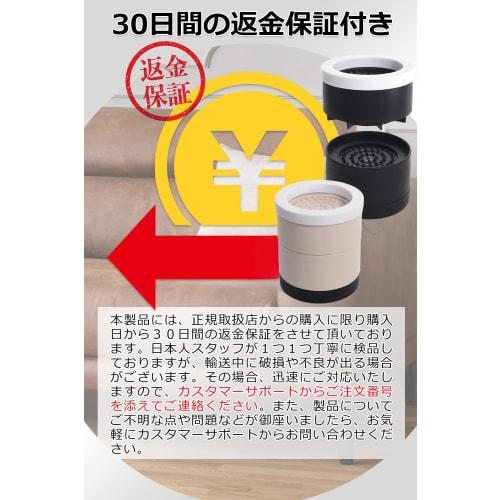 NEW ALLIANCE Height-Adjustable Bed Leg Raiser, Set of 4, 9cm Leg Raise x 6-8cm Inner Diameter (Black)