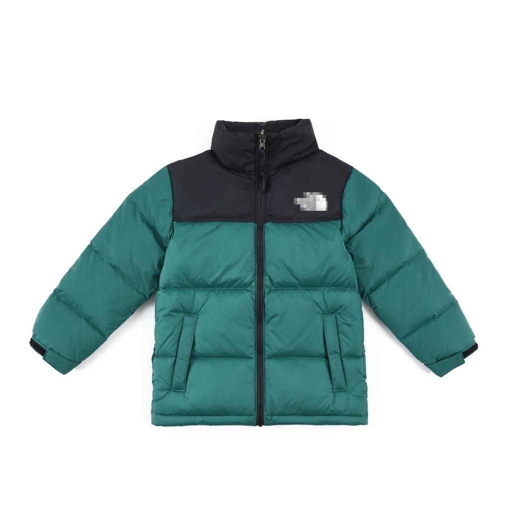 Children's 1996 Thickened White Duck Down Jacket with Stand-up Collar - Warm Winter Coat for Girls and Boys