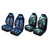 Water Resistant 3D Wolf Print Car Seat Cushion Covers Protectors With Elastic Straps For Universal And Easy Installation