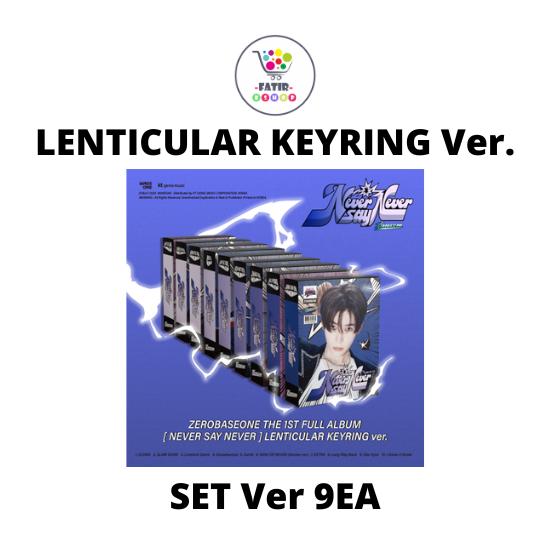 LENTICULAR KEYRING Ver ZEROBASEONE THE 1ST FULL ALBUM NEVER SAY NEVER
