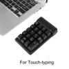 Richer-R Numeric Keypad, 2.4GHz Wireless Digital Number Keyboard, Bluetooth 19-Key Wireless Keyboard, Mini Keyboard, USB Numeric Keypad for Touch
