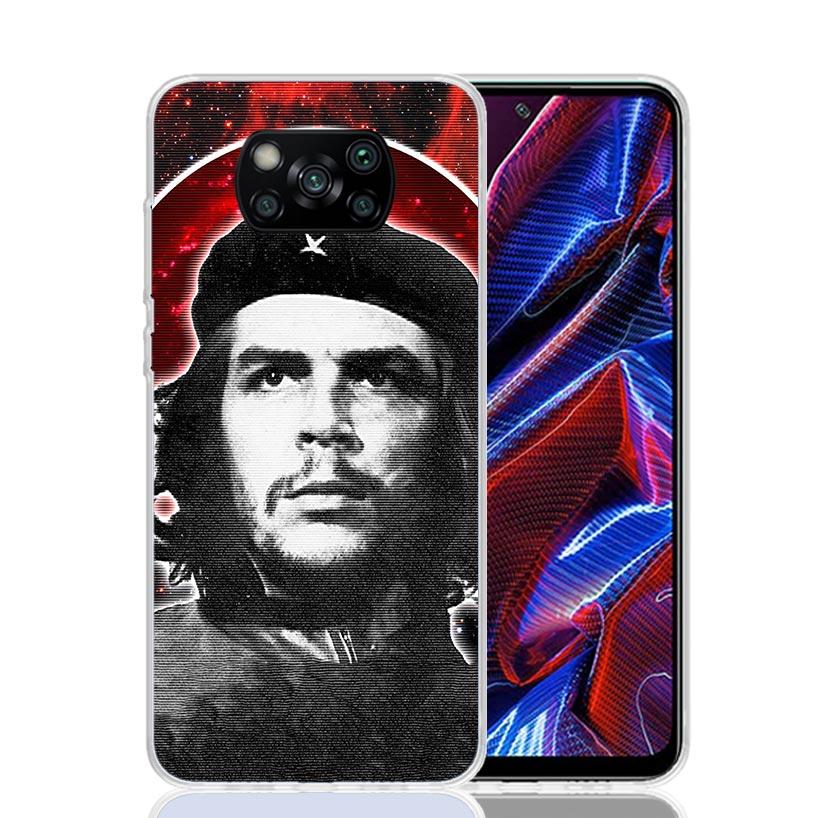 Che Guevara Cigarett Phone Case For Xiaomi Poco X7 X6 X5 Pro F7 Ultra Redmi 15C 15 13 13C 12 12C 10 10A 10C 9 9A 9C 9T Cover Poc