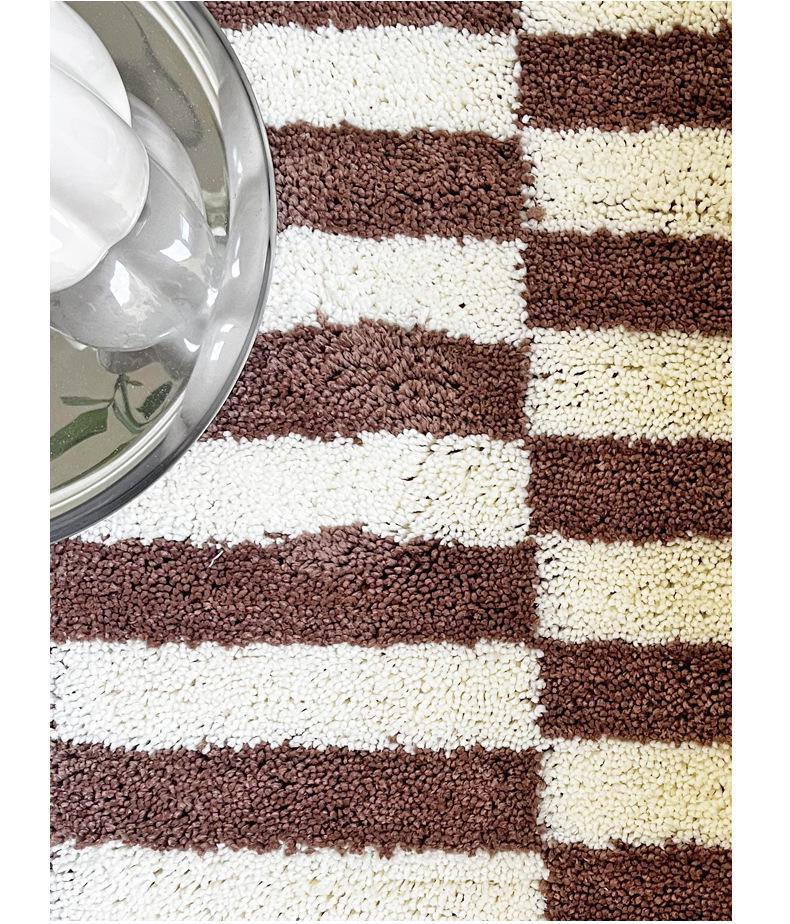 French Style Quick-Drying Non-Slip Absorbent Bedside Carpet