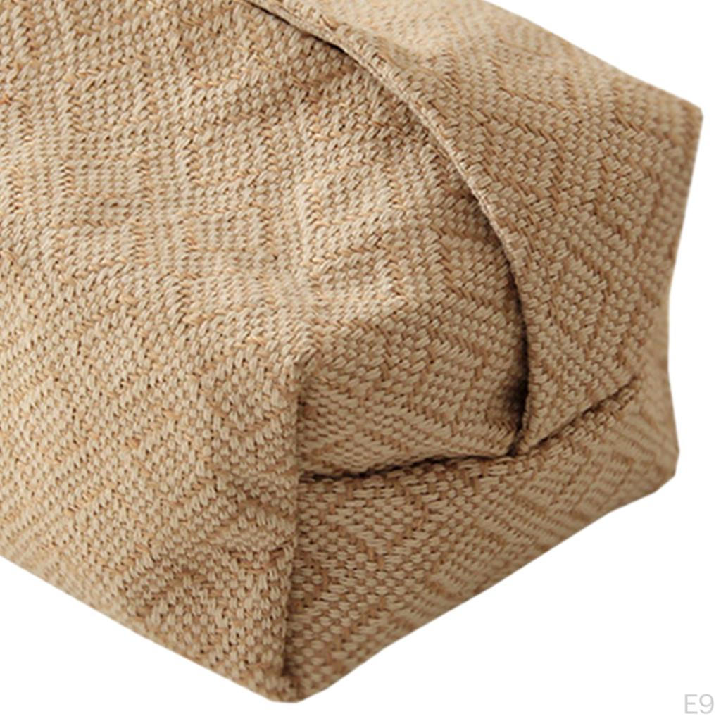 Elegant Linen Tissue Napkin Holder Pumping for Dining Room Kitchen Bathroom Bedroom Countertop