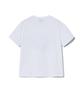 YALE Women'S Two-Tone Arch Crop Short Sleeve T-Shirt White
