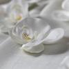 4pcs Silk Fake Flower Head 8cm Flower Petals Head Artificial Butterfly Orchid Flower  Gift