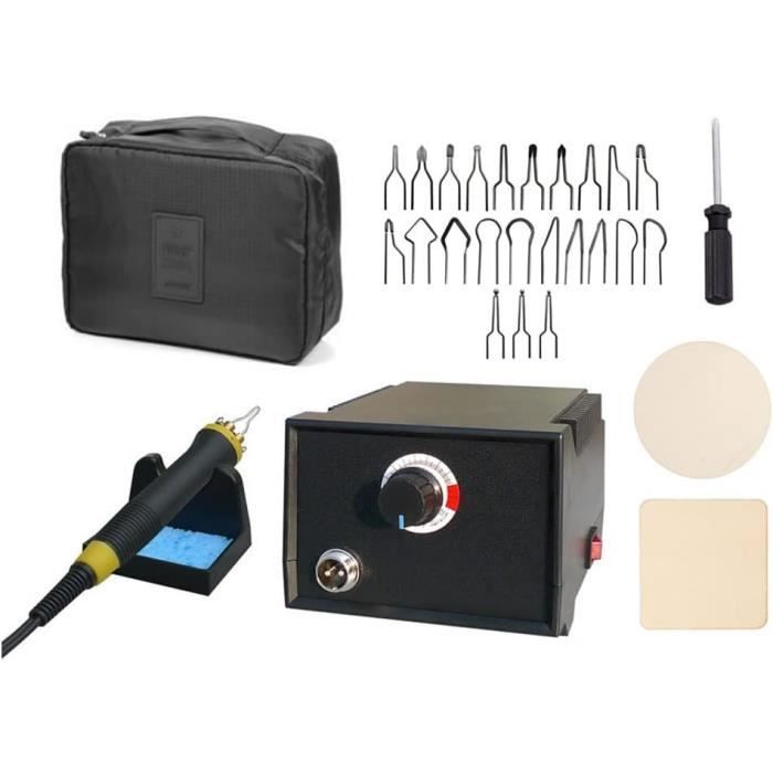 Professional Wood Pyrography Kit, Soldering Iron Tool Set | 23 Tips | Adjustable Temperature | afantti Brand