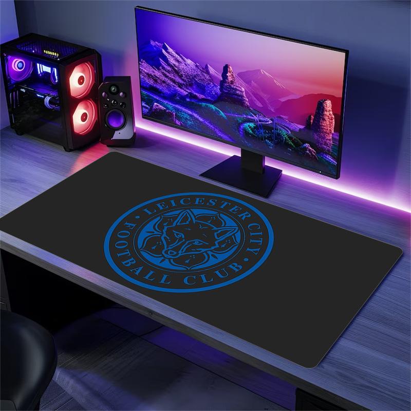 Leicester City Football Club Print  Cushion Non-slip Laptop Tablet Big Mousepad XXL Mat Mini PC Playmat With Lock edge
