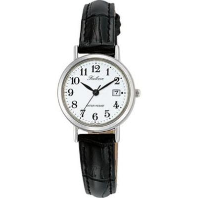 Damen D023-304 ( Q&Q-Tag ansehen) Runde Uhr Schwarz Analog