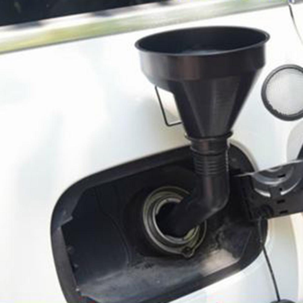 Car Engine Refueling Funnel with Filter Car Motorcycle Truck Oil Gasoline Filling Strainer Extension Pipe Hose Funnels Tool Mass Air Flow 3