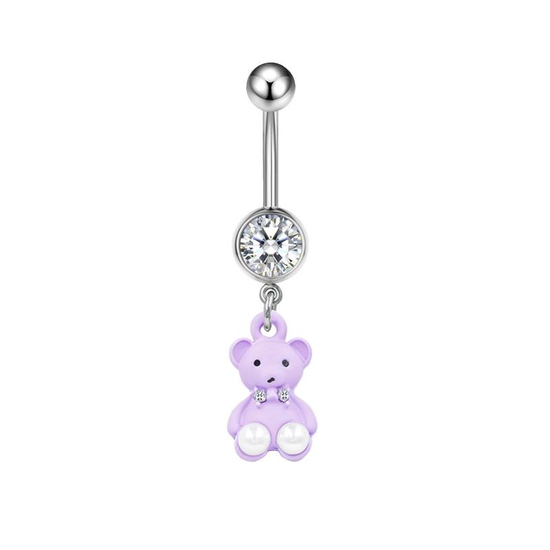 Gaibei Trendy Moon Butterfly Belly Button Ring
