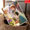 Disney Pearl Painting Anna and Elsa DIY Pearl Art Painting Pearl Gem Painting Pictures Crafts Special Shape Home Wall Decoration